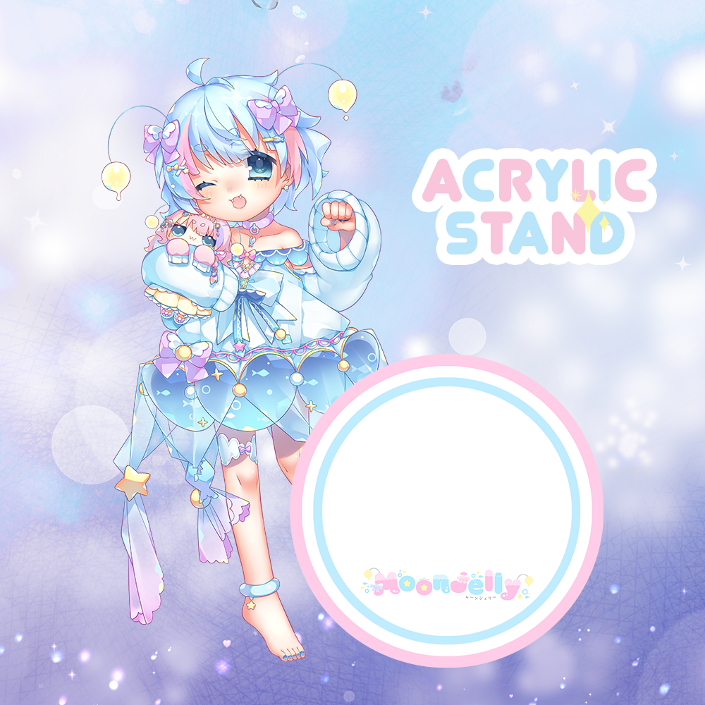 Moon Jelly Acrylic Stand