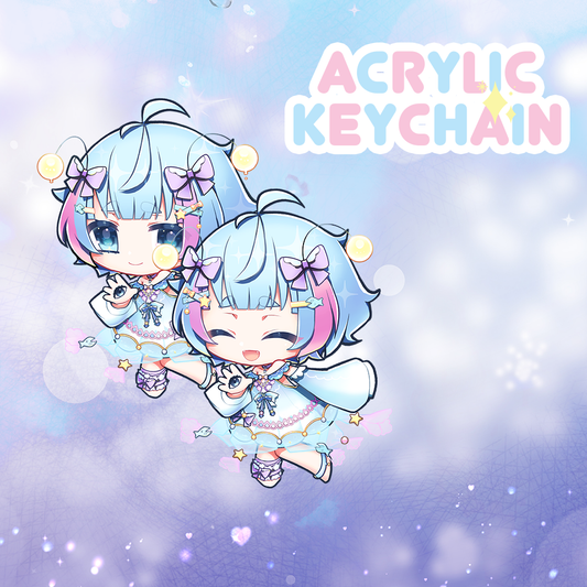 Moon Jelly Acrylic Keychain