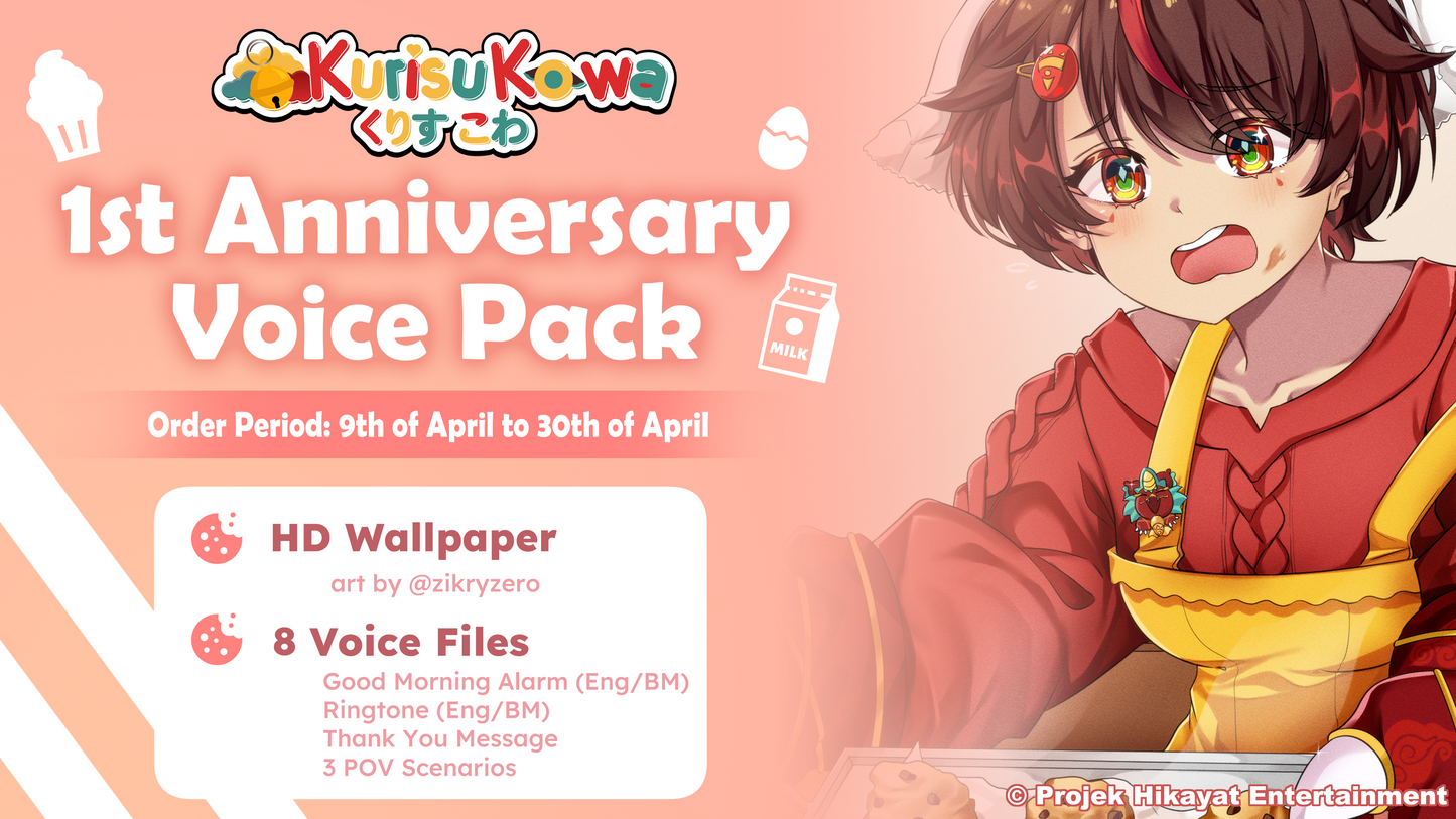 Kurisu Kowa's 1 Year "Kuriversary" Digital Pack