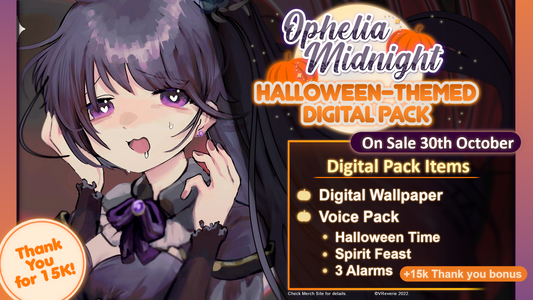 Ophelia Midnight Halloween-Themed Digital Pack