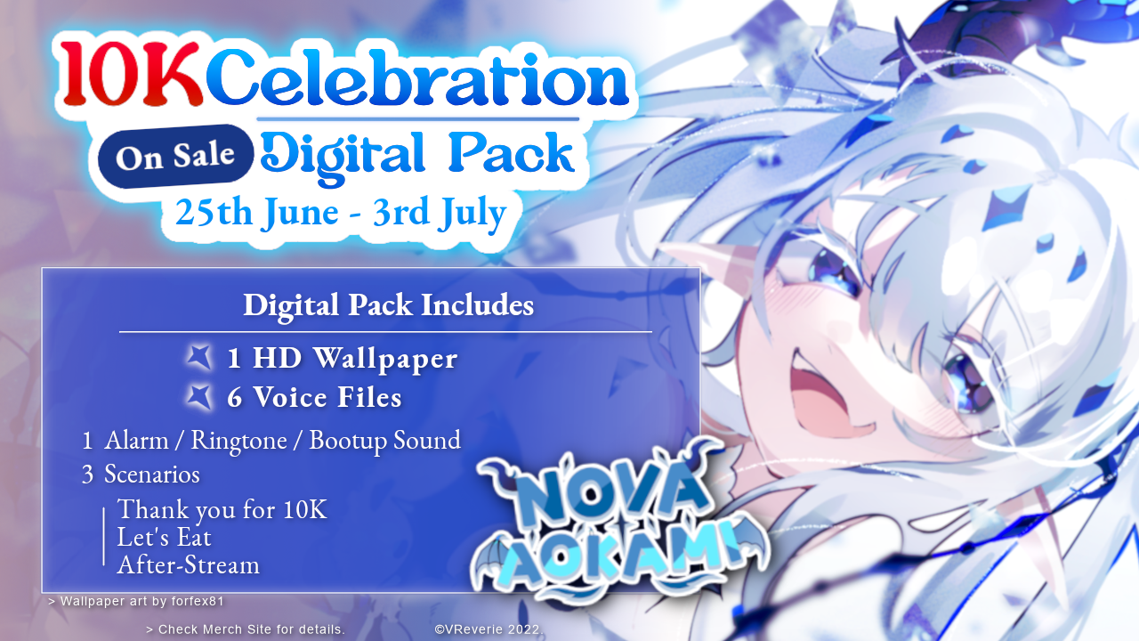 Nova Aokami 10K Celebration Digital Pack